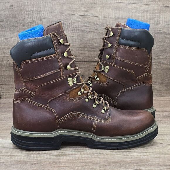 WOLVERINE Raider Contour Welt 8" Men's Size 13 EW Brown Work Boots (W02425) NEW - Picture 5 of 10